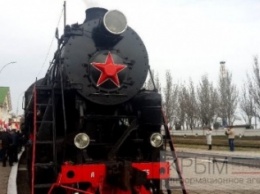 «Поезд Победы» встретили в Феодосии (ФОТО)