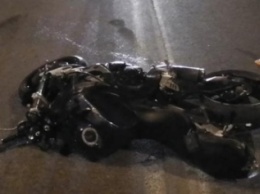 На Клочковской Лексус сбил пьяного мотоциклиста (ФОТО)