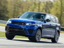 Обновленный кроссовер Range Rover Sport SVR замечен на дорожных тестах