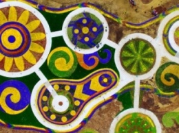Причудливые ковры из цветов в парке в Китае (ФОТО)