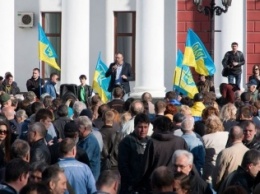 Одесситы провели митинг с требованием отставки Труханова