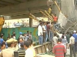 В Индии обрушилась опорная конструкция метро, пострадало не менее восьми человек