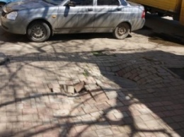 В Одессе появился 3D тротуар (ФОТОФАКТ)