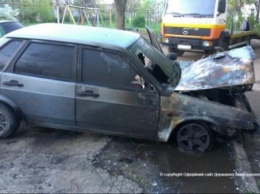 В Одесской области неизвестные сожгли автомобили пограничников