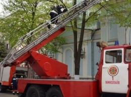 В Николаеве спасатели тушили «условный огонь» в церкви