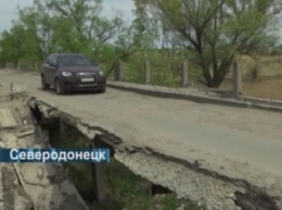 Ремонт моста между Северодонецком и Лисичанском затягивается