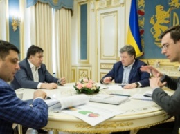 Порошенко и Саакашвили договорились начать строительство автодороги Одесса-Рени в мае