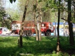 Днепропетровские пожарные ликвидировали возгорание грузового автомобиля