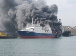Пожар на российском танкере потушили