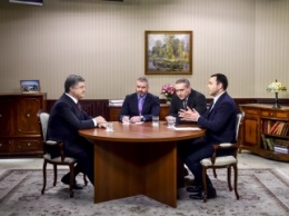 Полная версия интервью Президента Петра Порошенко украинским телеканалам