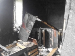 Во время пожара в Днепропетровской области погибли два человека