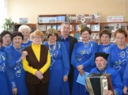 Литературно-музыкальная встреча в центральной библиотеке Бердянска