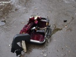 В Житомире взорвался подозрительный чемодан (фото)