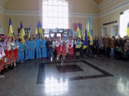 Поезд Единства Украины «Трухановская Сич» приехал в Бахмут