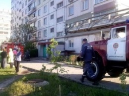 В Днепродзержинске горела многоэтажка