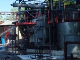 В Луганской области загорелся технический реактор (фото)