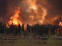 Из-за лесных пожаров в Канаде эвакуируют десятки тысяч людей (фото)