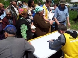 Графики доставки гумпомощи от Штаба Ахметова в села Донецкой области в мае