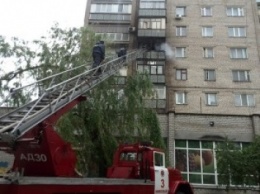 В Николаеве горел балкон в девятиэтажке на ул.Карпенко