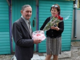 В Красноармейске (Покровске) один из участников Второй мировой войны отметил 90-летний юбилей