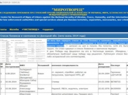 Стукаческий сайт "Миротворец" выложил данные о 1541 стороннике ДНР - их якобы передал житель Донецка