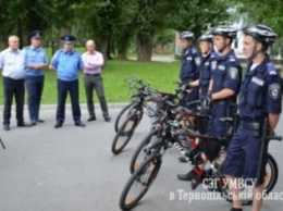 В Днепропетровске сегодня начнут работу полицейские велопатрули (видео)