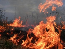 Десять домов горят в поселке Малиновка Амурской области
