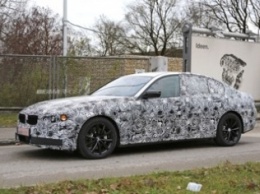 Новый BMW пятой серии замечен на дорожных испытаниях