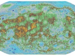 Ученые NASA составили первую топографическую карту Меркурия