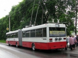 В Краматорске вышел на маршрут троллейбус "Мерседес"