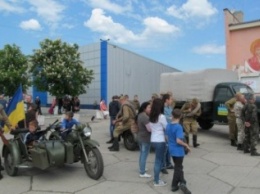 По городам Донбасса проехала колонна ретротехники времен Второй мировой войны (ФОТО)