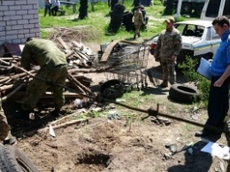 Бойцы "Схидного корпуса" сообщили, что на базе взорвалась советская диверсионная мина СПМ