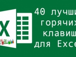 40 горячих клавиш для Excel, которые в разы ускорят вашу работу