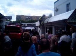 Пятница 13: в Краматорске на рынке сгорела чеберечная