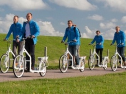Велосипед с вмонтированой беговой дорожкой изобрели в Нидерландах