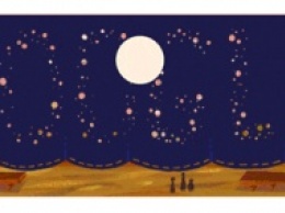 Google посвятил новый Doodle (дудл) международной акции "Ночь музеев"