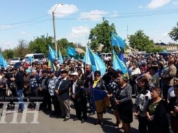 Митинг ко Дню депортации крымскотатарского народа начался в Херсонской области