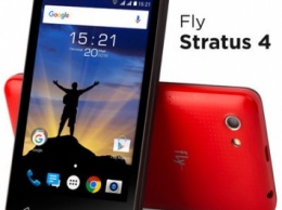 Fly анонсировала бюджетный смартфон Stratus 4 (FS405)