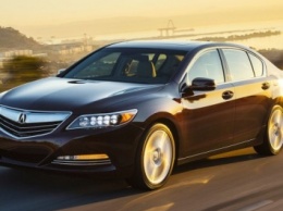 Acura тестирует обновленный седан RLX с уменьшенными датчиками