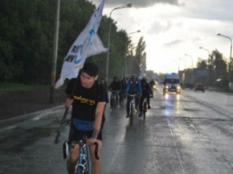Экстремальный велопробег в Павлограде: велолюбителей не остановил даже ливень