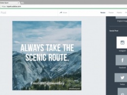 Adobe выпустила бесплатный пакет приложений Spark для быстрого создания заметок, страниц сайтов и видео