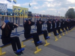 Копы со всей Украины устроили в Днепре "зрелище" не для слабых (ФОТО)