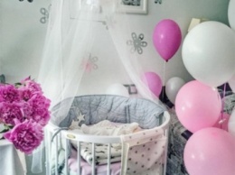 Модель Елена Кулецкая показала комнату новорожденной дочки