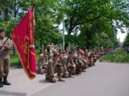 Морские пехотинцы в Бердянске приняли воинскую присягу