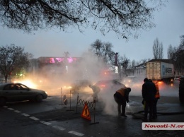 В центре Николаева вновь прорвало отопление - популярный ночной клуб утонул в клубах пара