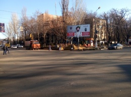В Малиновском районе Одессы ремонтируют тротуары. Фото
