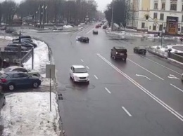 Народный депутат попала в ДТП в самом центре Киева. ВИДЕО