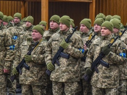 В Одессе резервисты нового формирования приняли военную присягу (фото)
