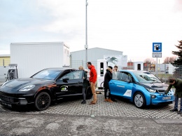 BMW, Porsche и Siemens создали сверхмощную зарядную станцию для электромобилей