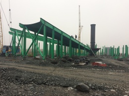 На ЮГОК в рамках контракта с СМГ смонтированы первые 150 тонн металлоконструкций